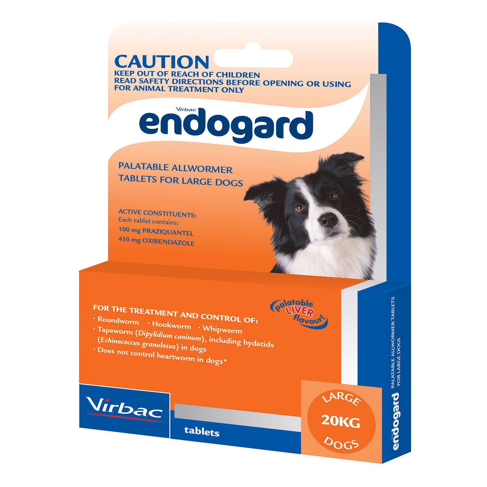 Endogard For Dogs For Large Dogs 20Kg (Orange)