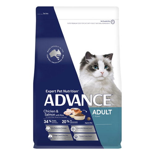 Advance Chicken & Salmon With Rice Adult Cat Dry Food