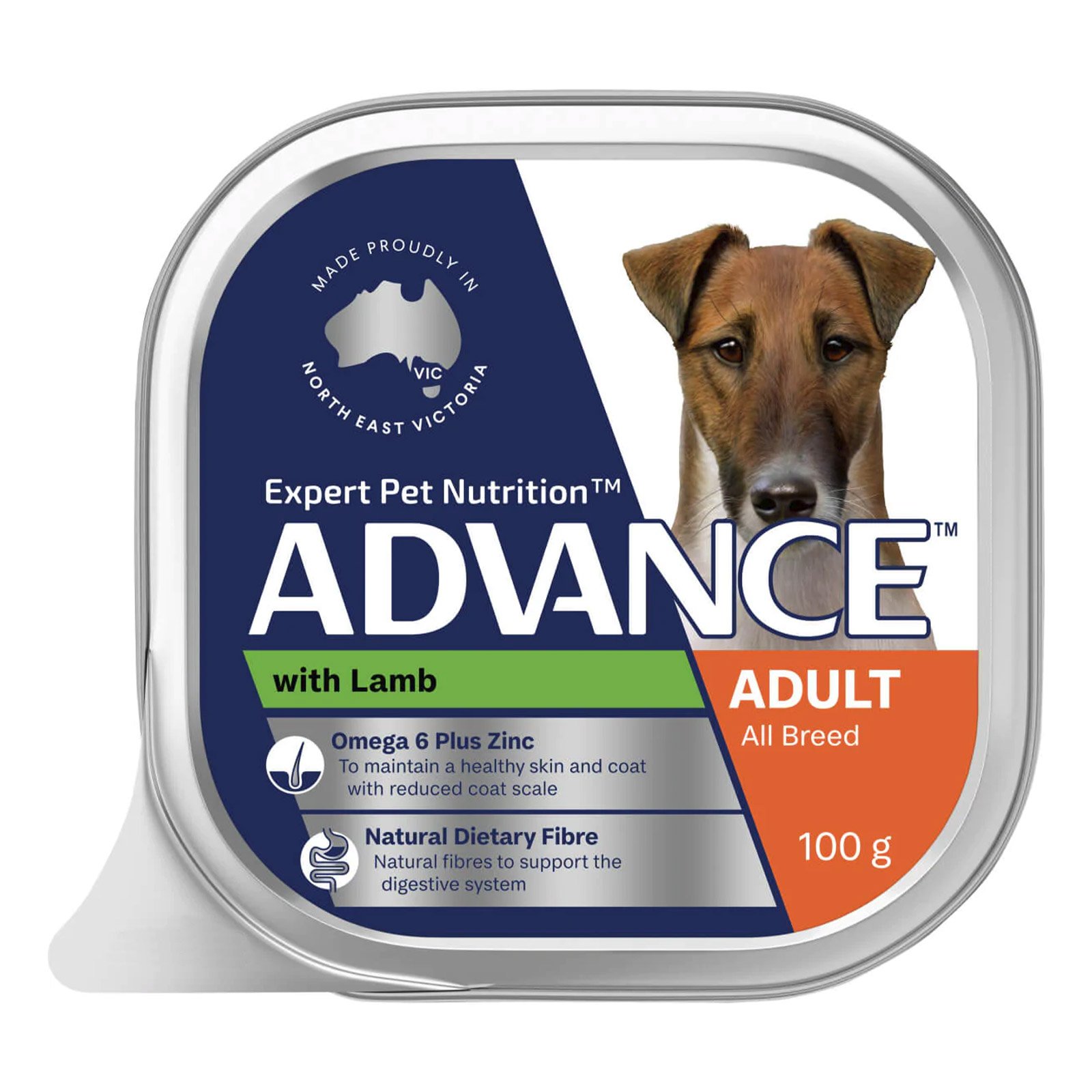 Advance Single Serve Adult Wet Food Lamb with Rice 100g*12