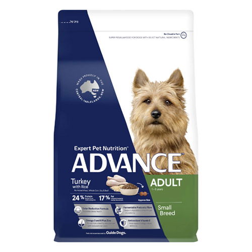 Advance Adult Small Breed Dog Dry Food (Turkey & Rice)