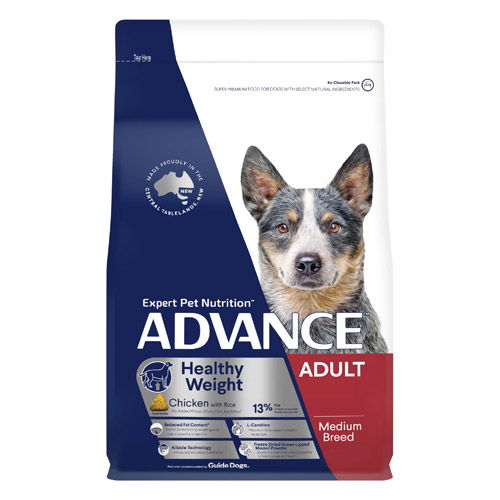 Advance Healthy Weight Adult Medium Breed Dog Dry Food (Chicken & Rice)