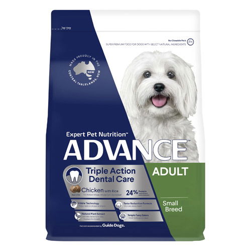 Advance Triple Action Dental Care Adult Small Breed Dog Dry Food (Chicken & Rice)