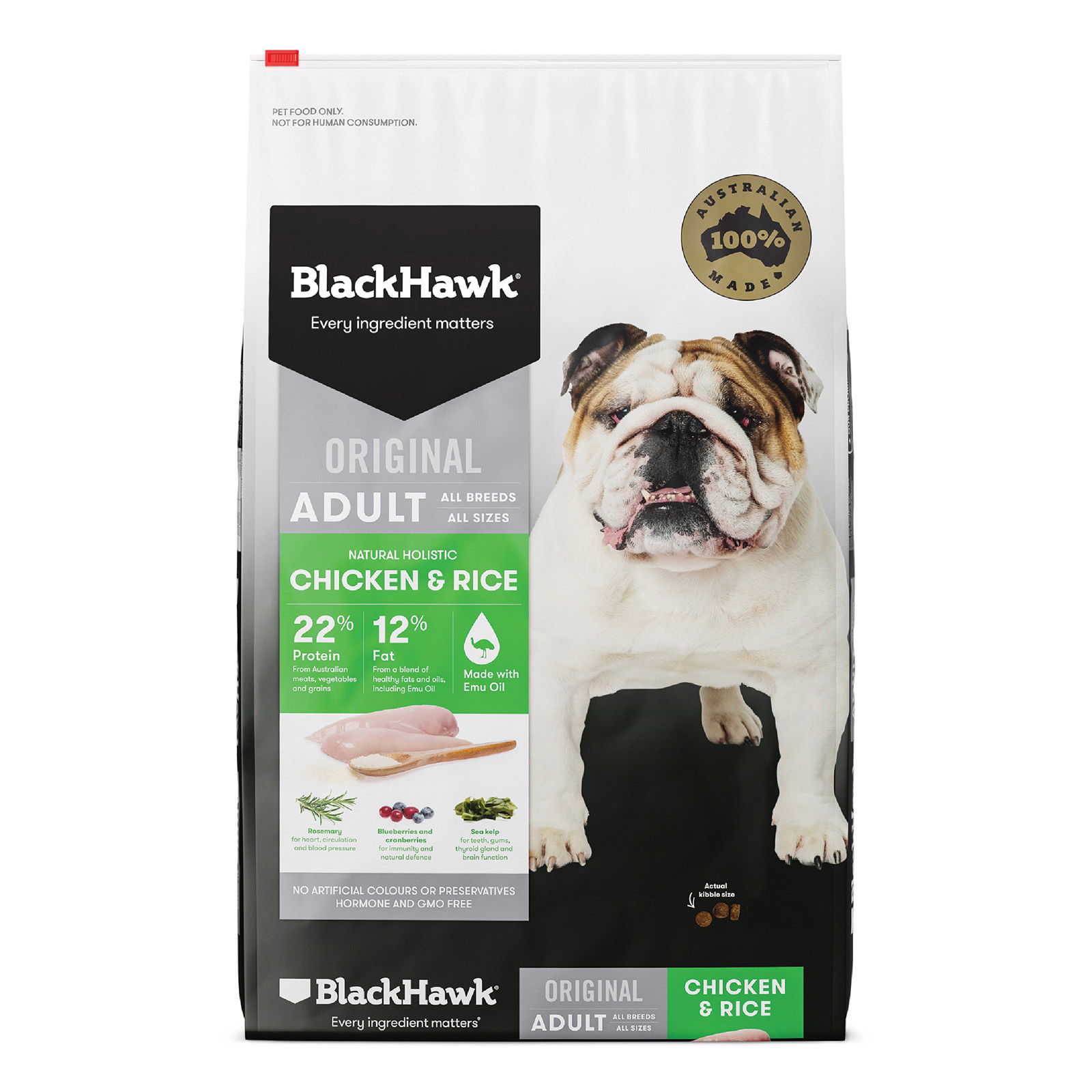 Black Hawk Chicken & Rice Adult Dog Dry Food