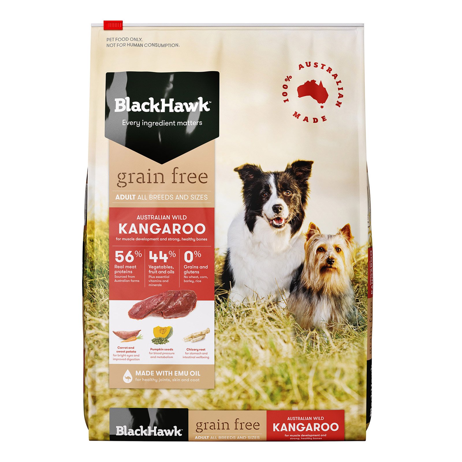 Black Hawk Grain Free Kangaroo Adult Dog Dry Food