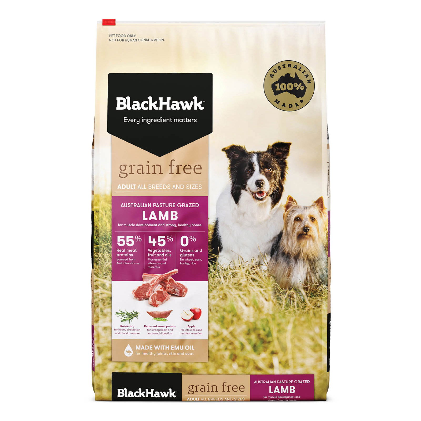 Black Hawk Grain Free Lamb Adult Dog Dry Food