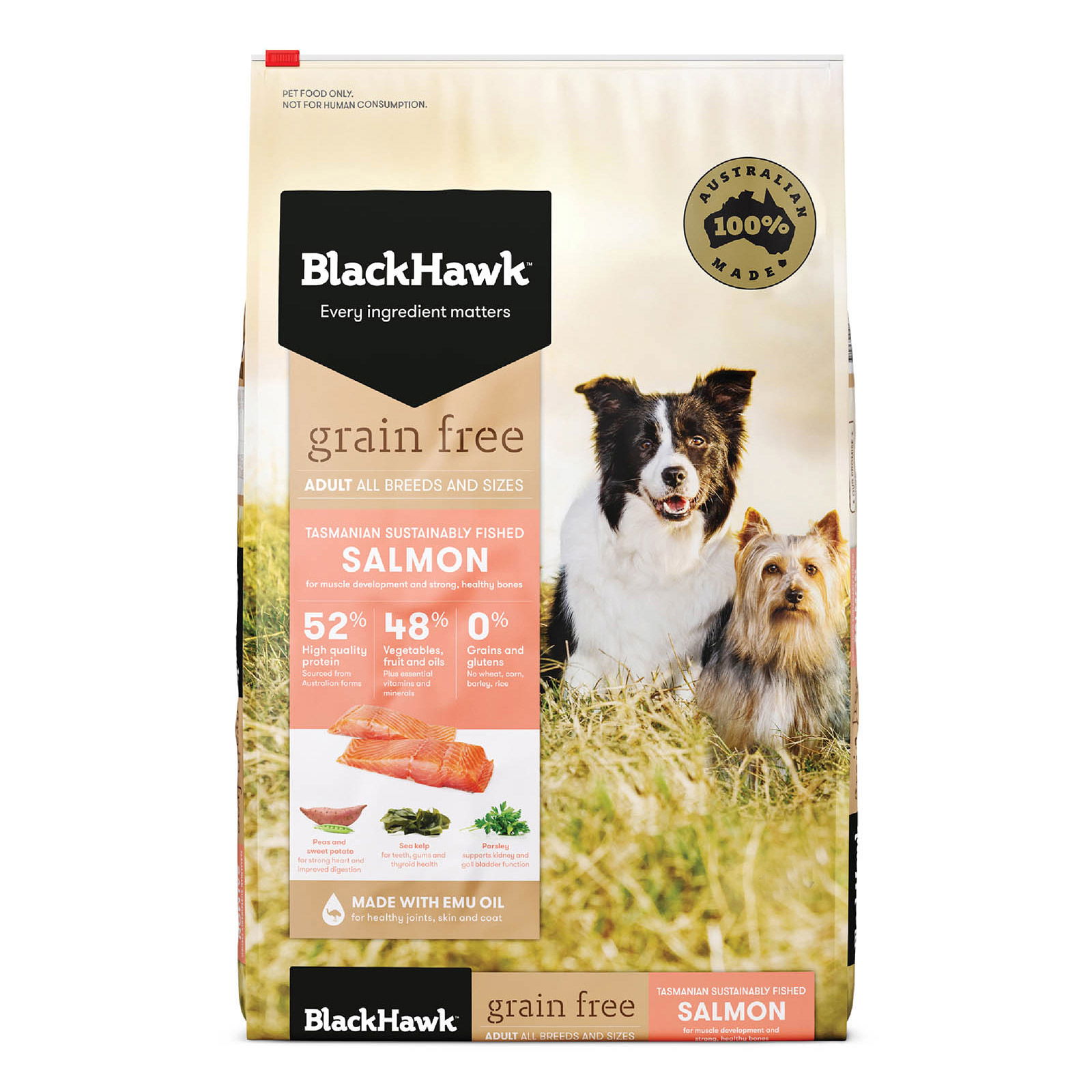 Black Hawk Grain Free Salmon Adult Dog Dry Food