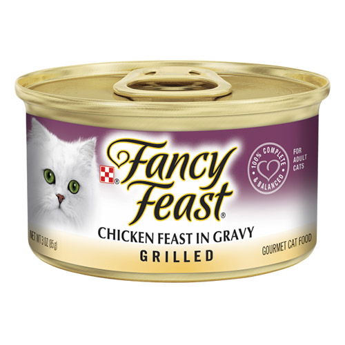 Fancy Feast Cat Adult Grilled Chicken Feast in Gravy 85g X 24 Cans