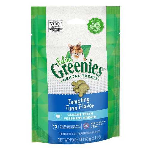 Greenies Feline Tuna Flavour Dental Treats For Cats 60 gm