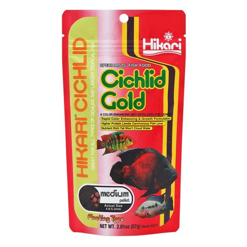 Hikari Cichlid Gold Fish Color Enhancing Diet Medium Pellet