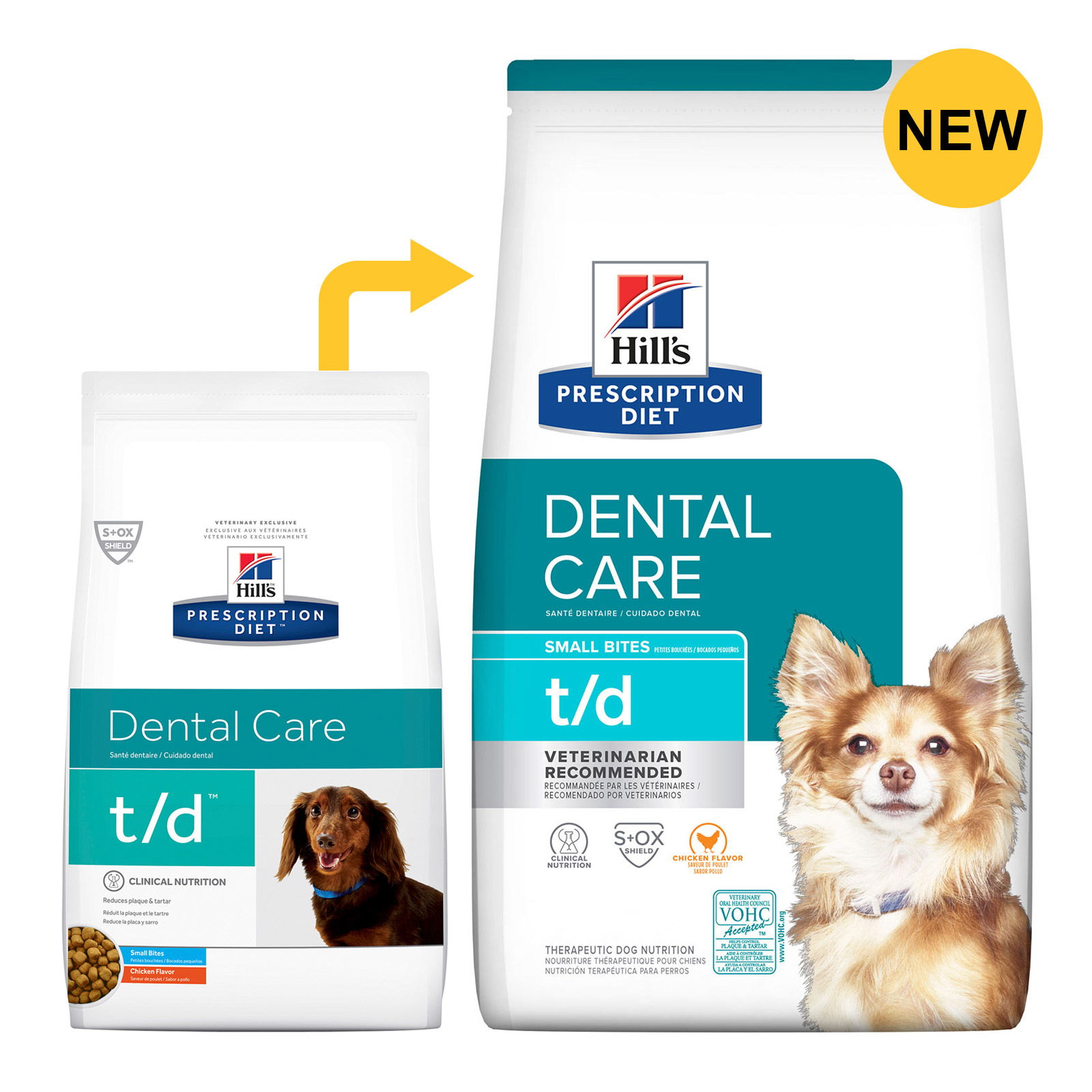 Hill's Prescription Diet t/d Small Bites Dental Care Dry Dog Food