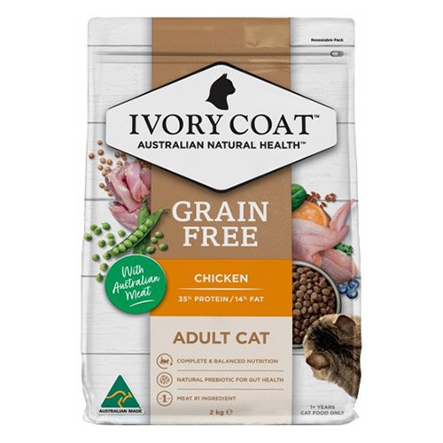 Ivory Coat Cat Adult Grain Free Chicken with Coconut Oil
