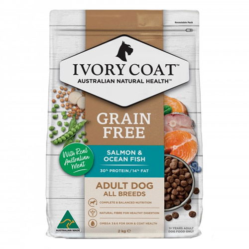 Ivory Coat Grain Free Adult Dog Dry Food Ocean Fish And Salmon