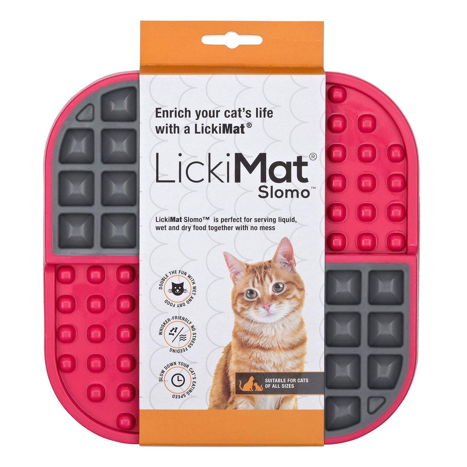 LickiMat Slomo Cat Pink