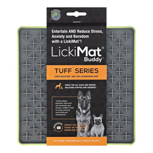 LickiMat Tuff Buddy Dog Green