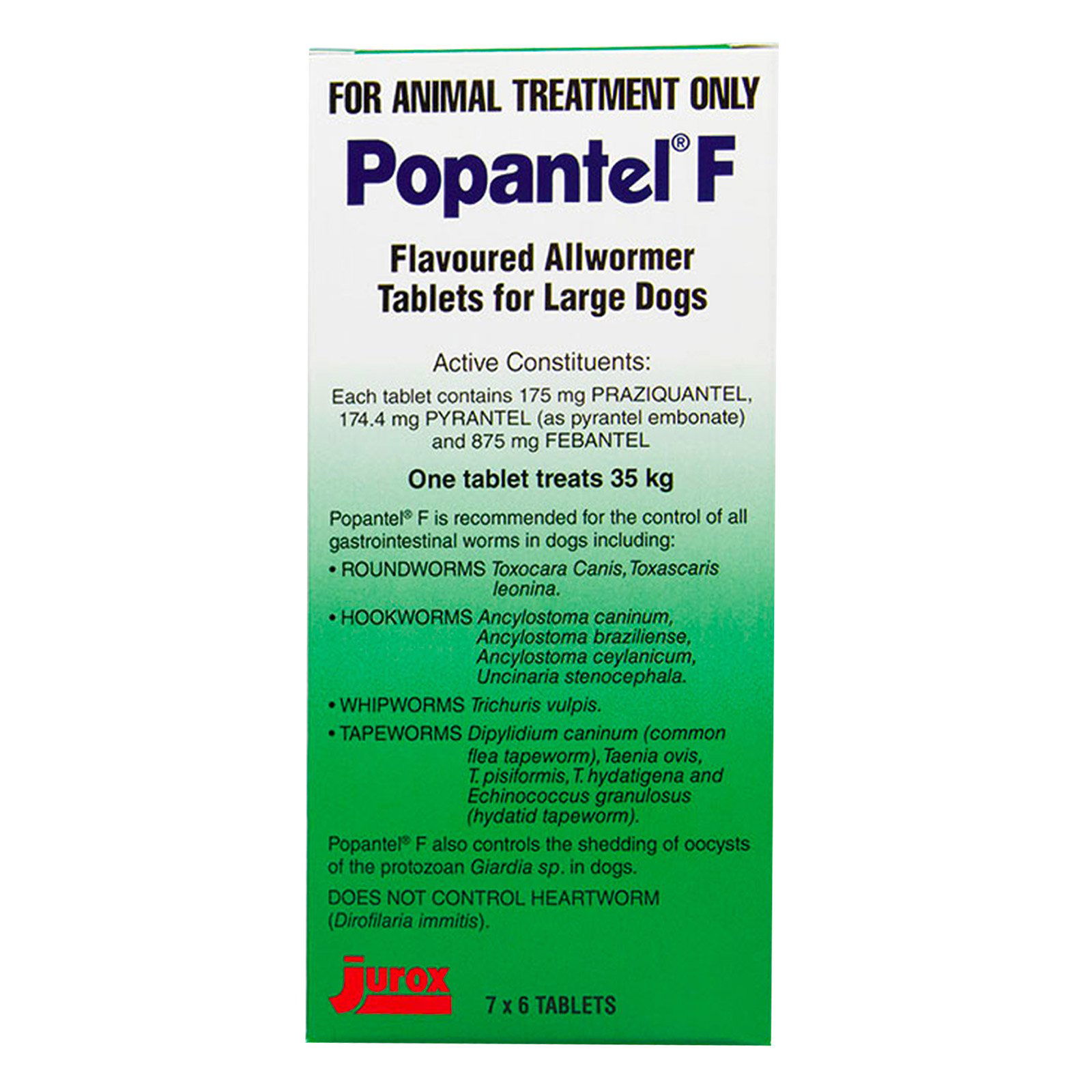 Popantel F Allwormer for Large Dogs (35 kg)