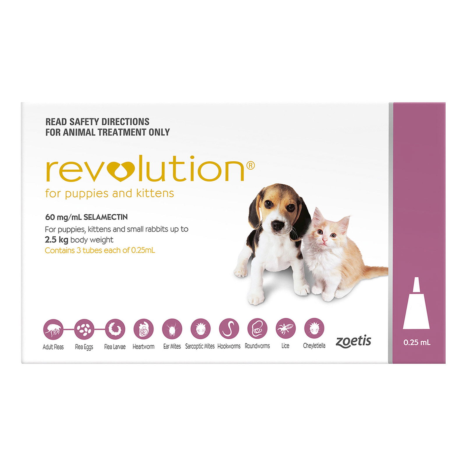 Revolution (Selamectin) For Kittens (Pink)