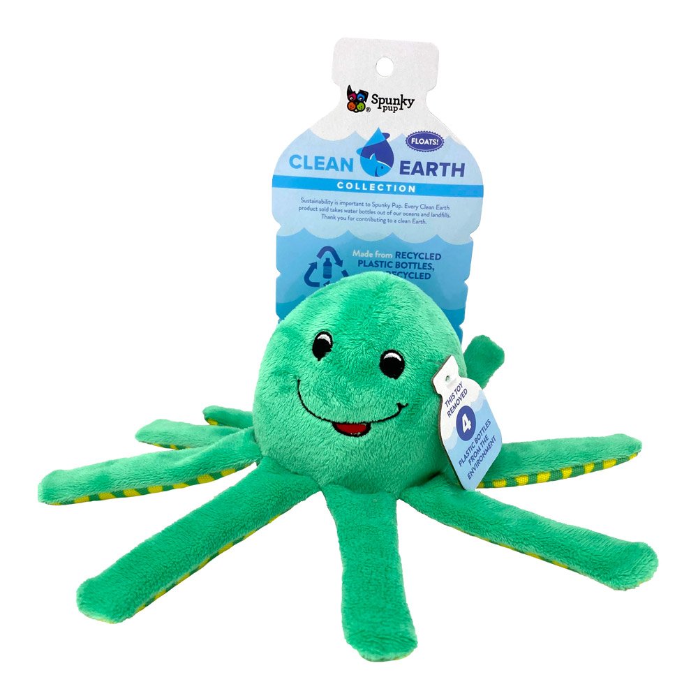 Spunky Pup Clean Earth Octopus Large