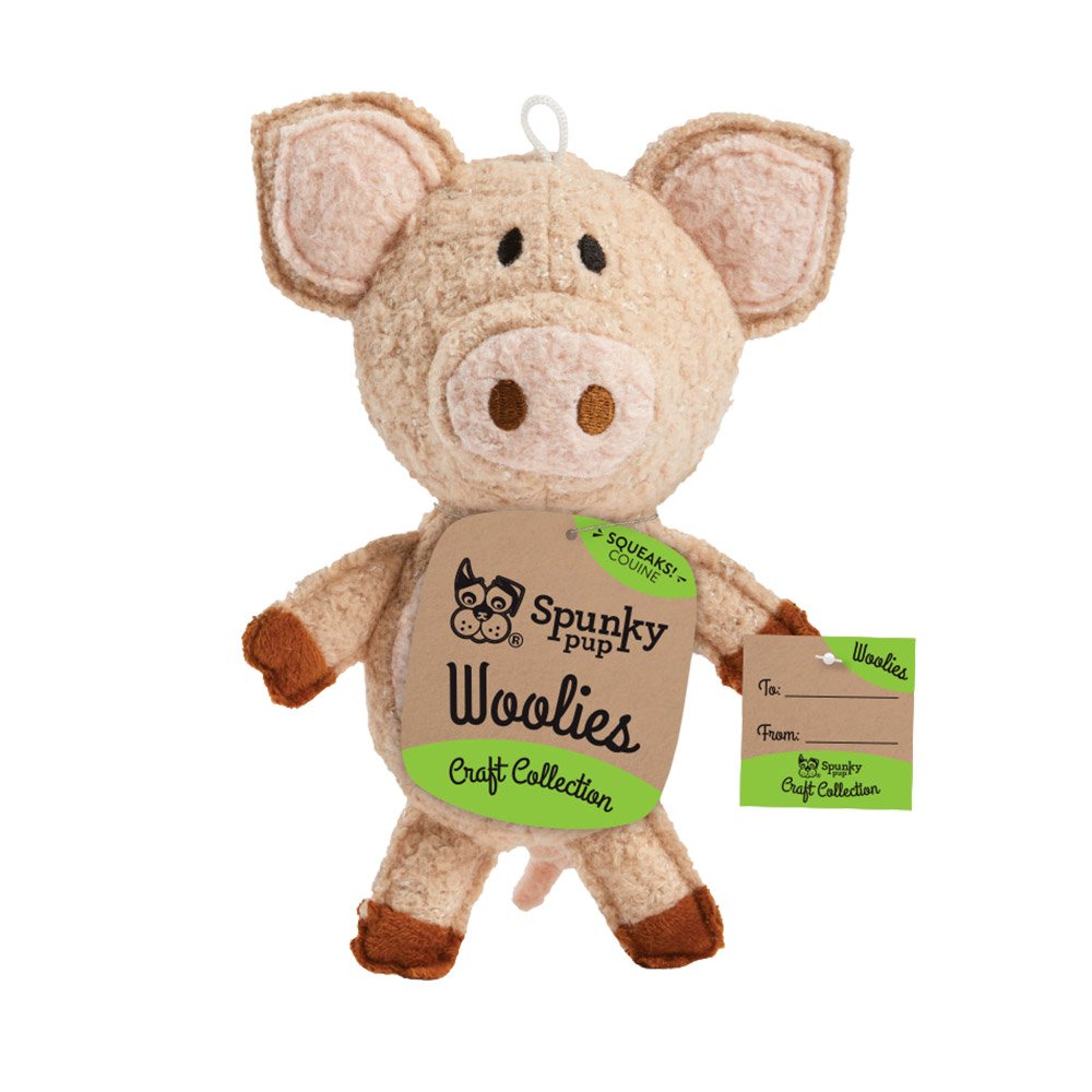 Spunky Pup Woolies Pig Mini