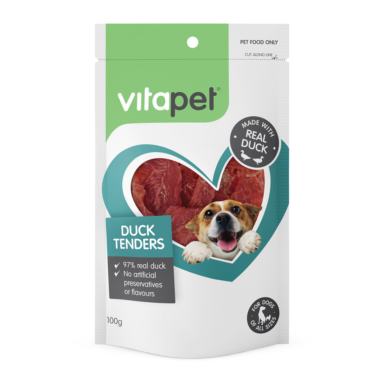 Vitapet Duck Tenders Dog Treats 100gm