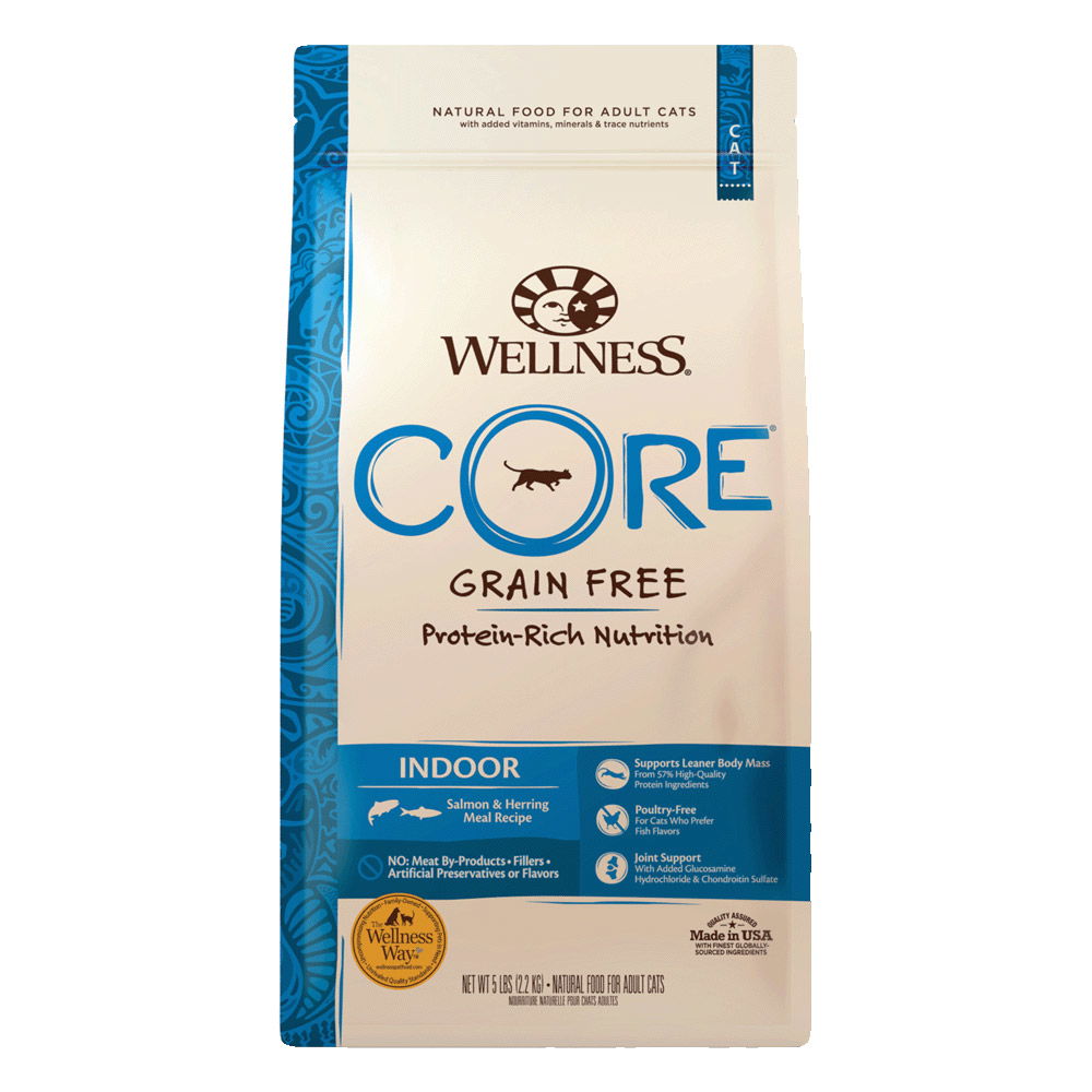 Wellness CORE Grain Free Indoor Salmon & Herring Meal Formula Dry Cat