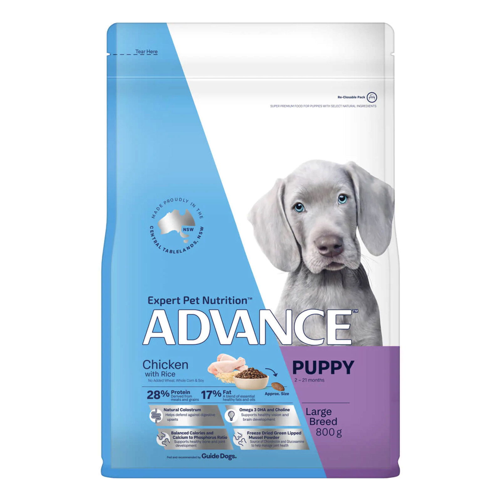 Advance Chicken With Rice Large Breed Puppy Dry Food