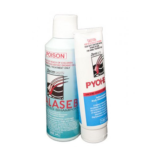 Malaseb Dermcare Shampoo + Pyohex Conditioner Combo Pack