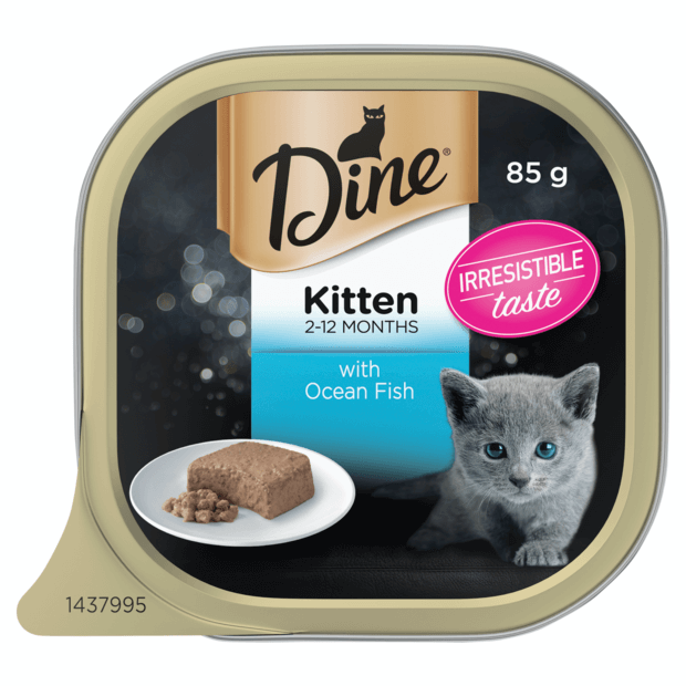 Dine Cat Kitten Steamed Ocean Fish 85g X 14 Cans