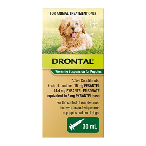 Drontal Wormers Puppy Worming Suspension